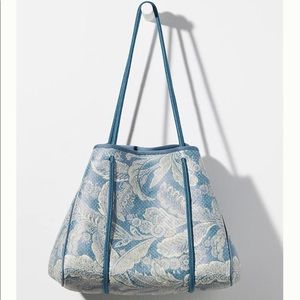 BRAND NEW Anthropologie Hazel Tote Blue